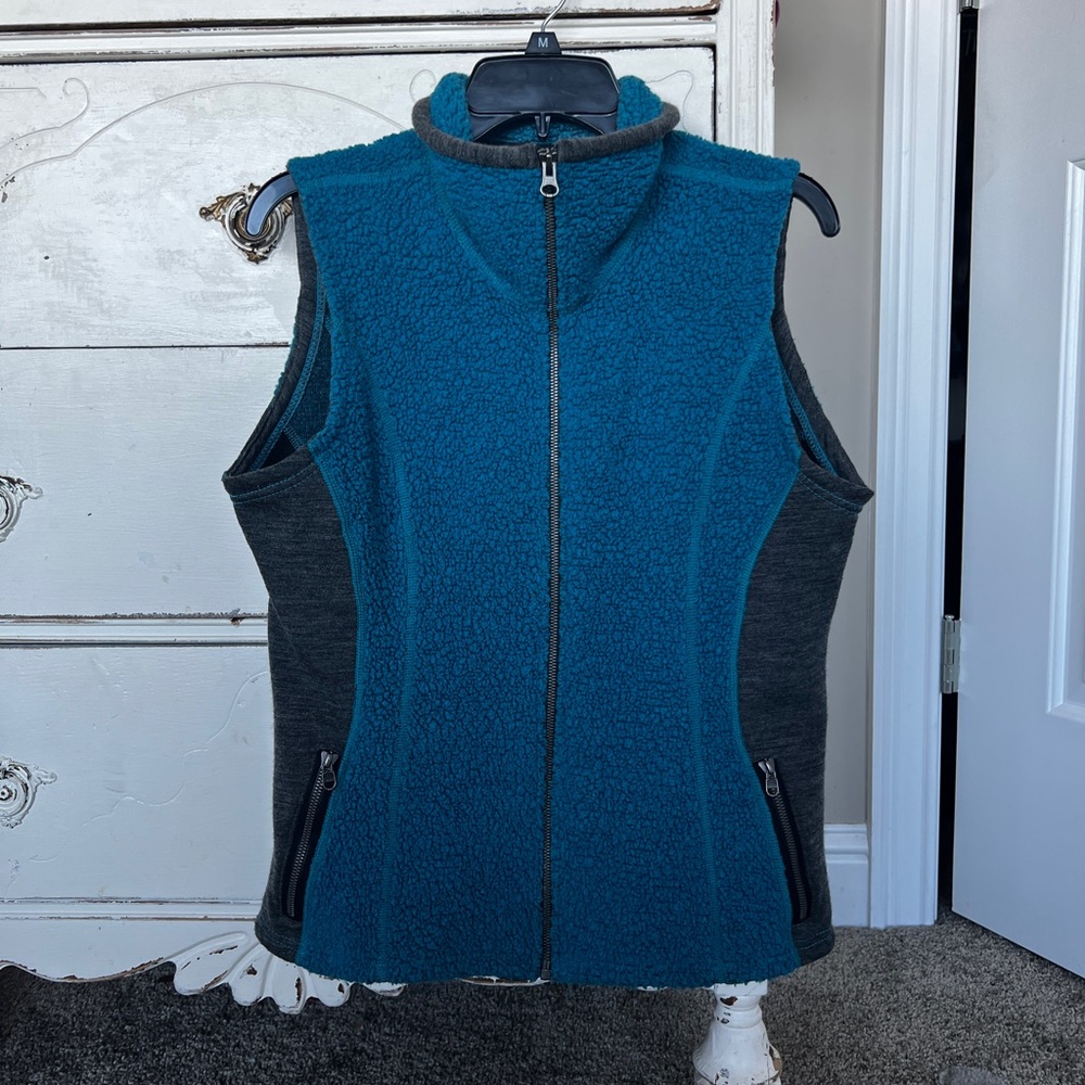 Kuhl Kozet fleece vest teal Medium